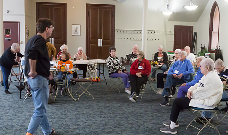 Covenant Cafe views fiber art, hears ghost stories in October